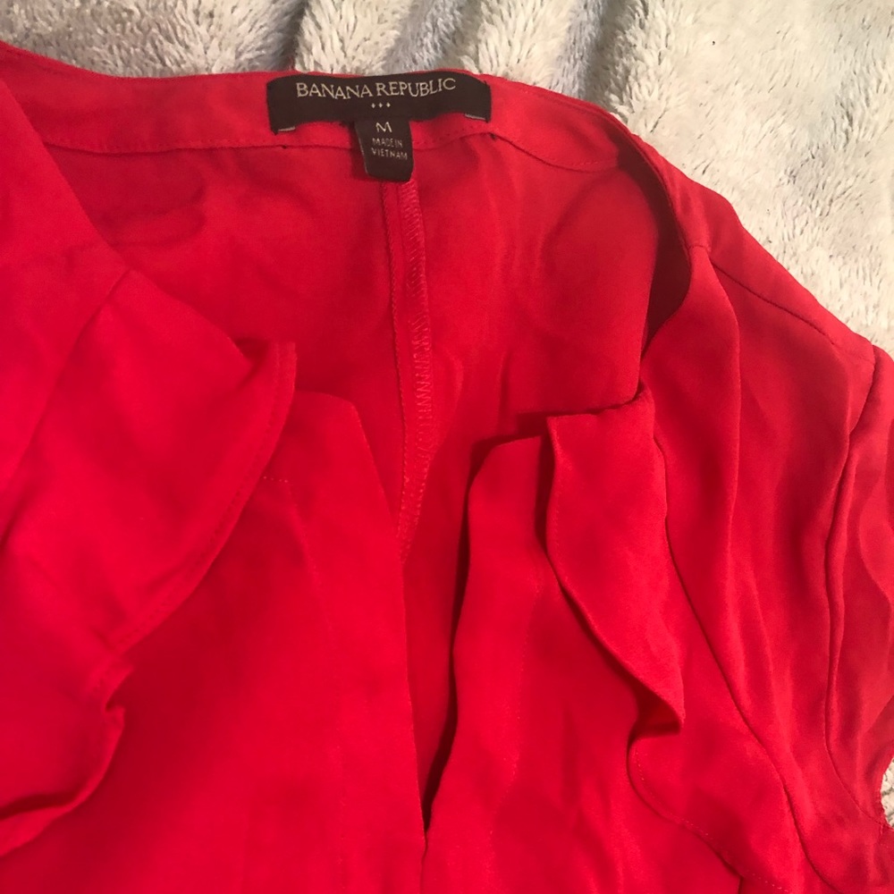 Banana Republic cap sleeve work blouse top - Picture 3 of 5